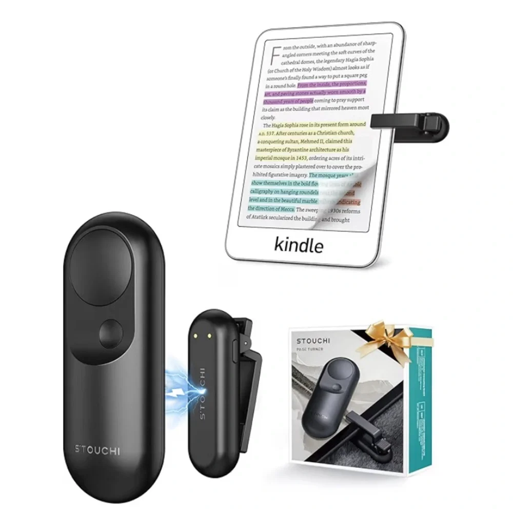 Remote Control Page Turner for Kindle Black new in box